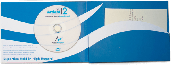 Ardent Folded Brochure and CD