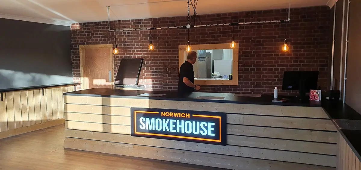 Norwich Smokehouse Interior After