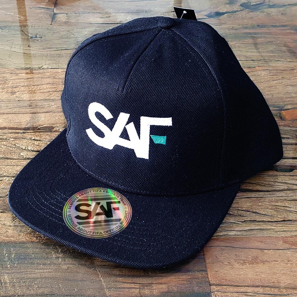 SAF Snapback Cap BLACK front