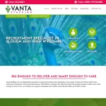 Vanta Staffing Website Design